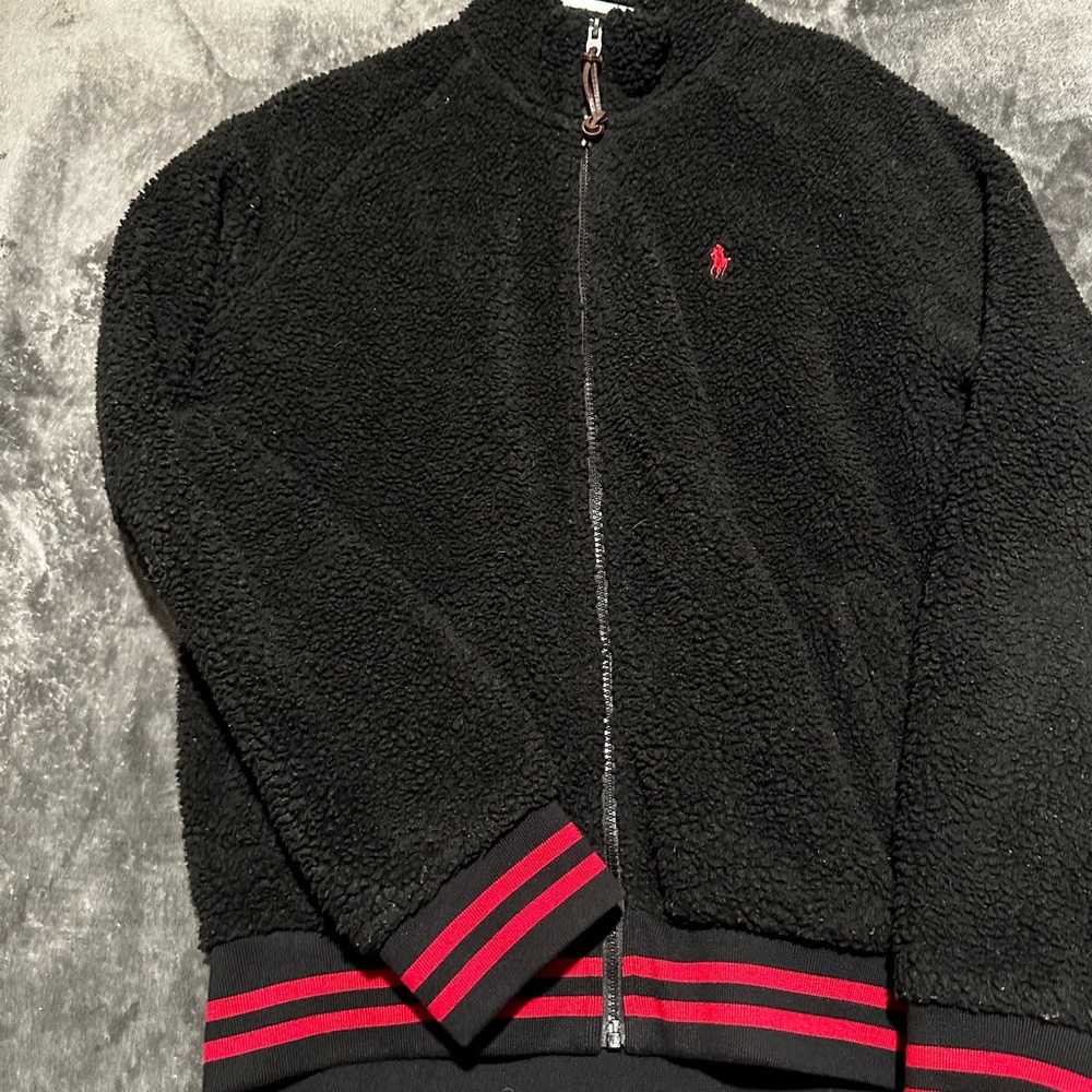 Polo Sherpa Mockneck Zip-Up